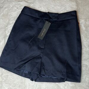 SHEIN Dark Blue Tailored Shorts